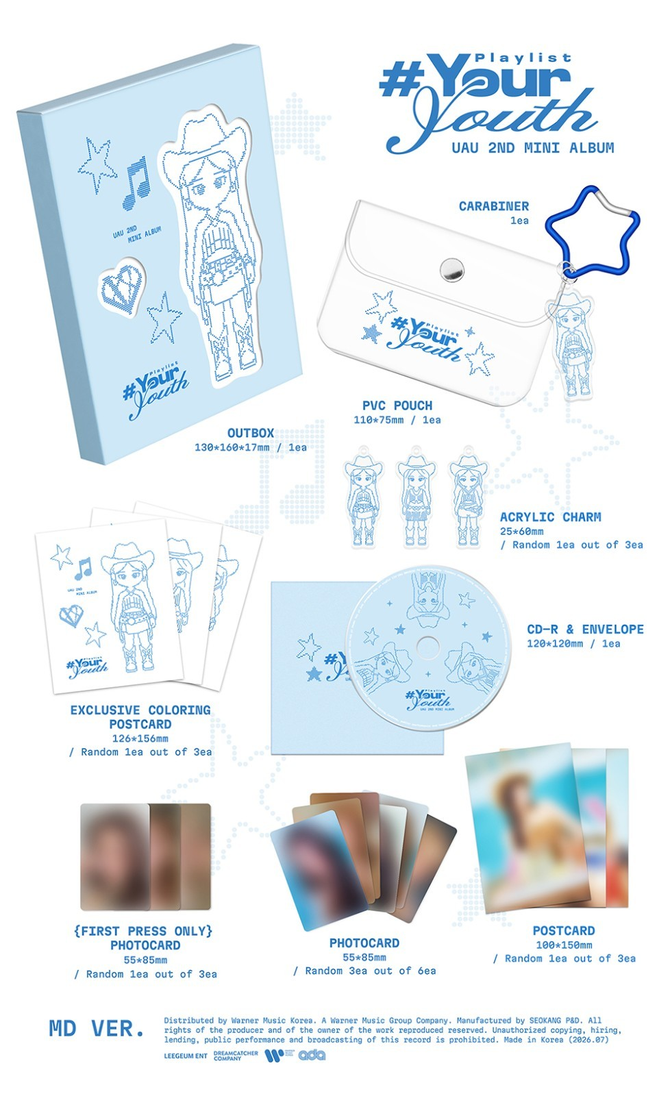UAU (DREAMCATCHER) - PLAYLIST #YOUR YOUTH (2nd Mini Album) MD Version