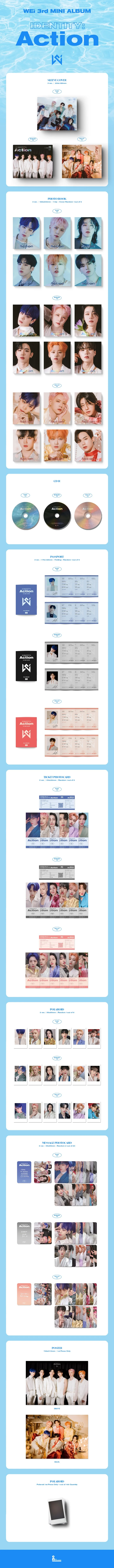 WEi - Identity: Action (3rd Mini Album)