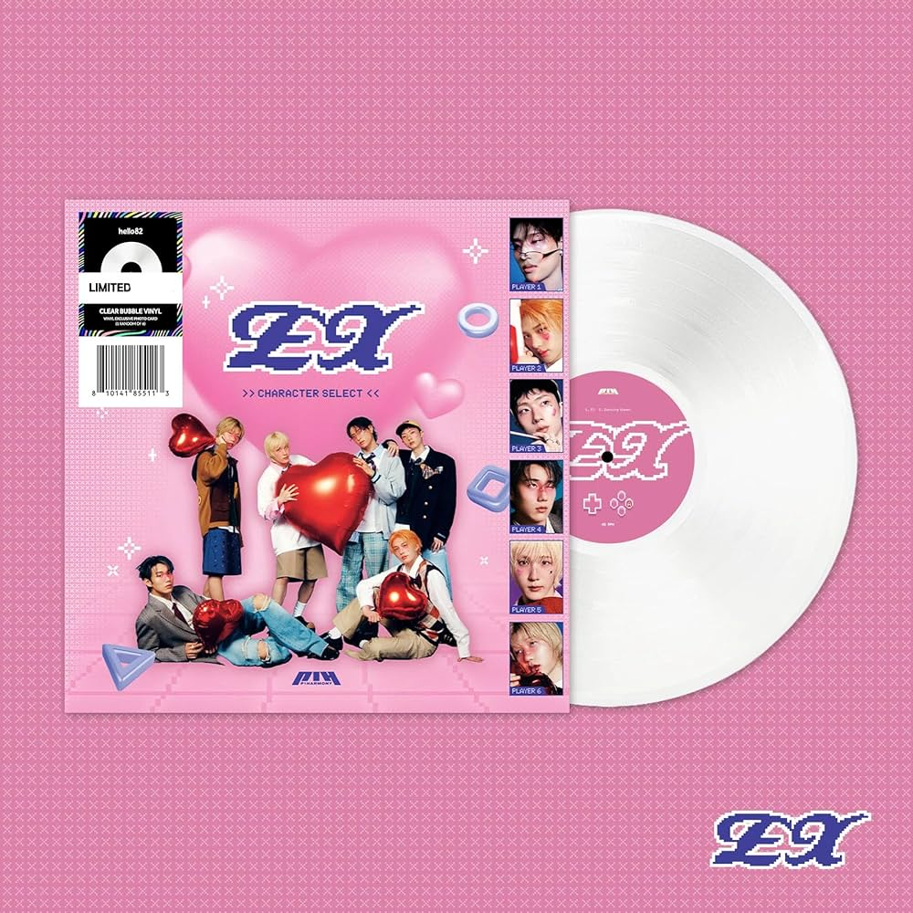 P1HARMONY - EX (1st English Album) VINILO HELLO82 Exclusive (Clear Bubble)