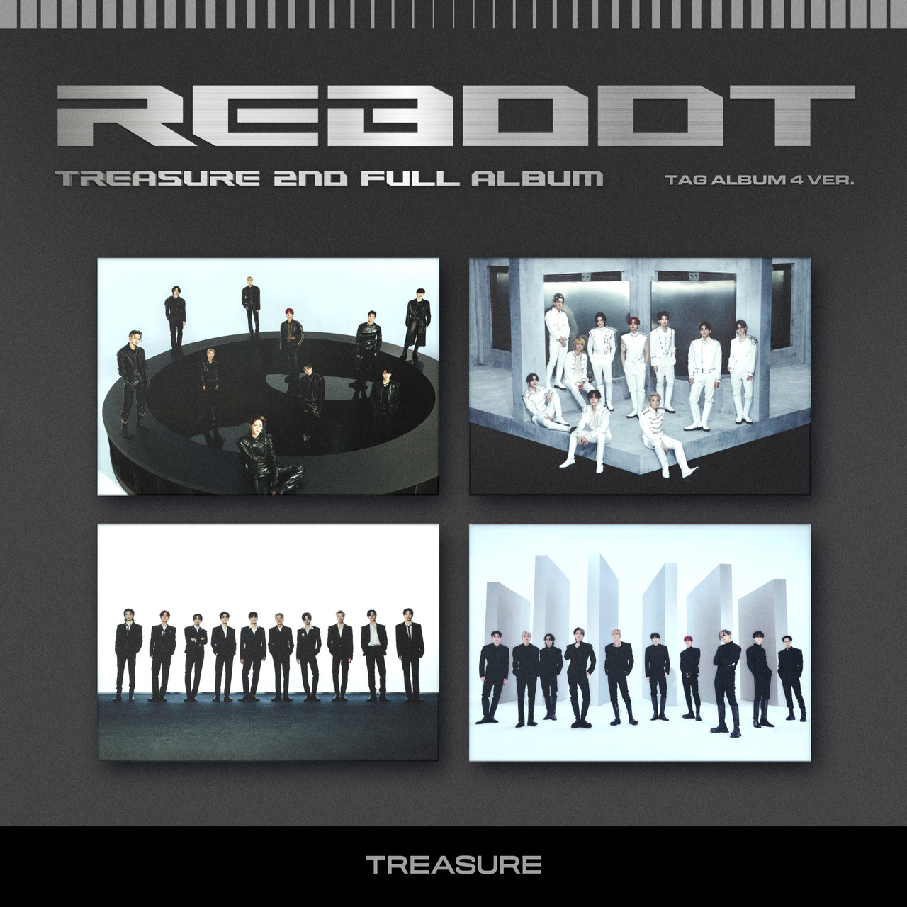 TREASURE - REBOOT (2nd Album) YG TAG