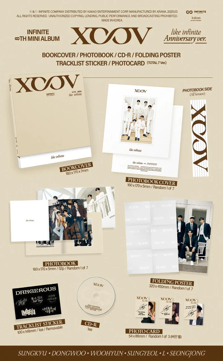 INFINITE - LIKE INFINITE (8th Mini Album) ANNIVERSARY Version