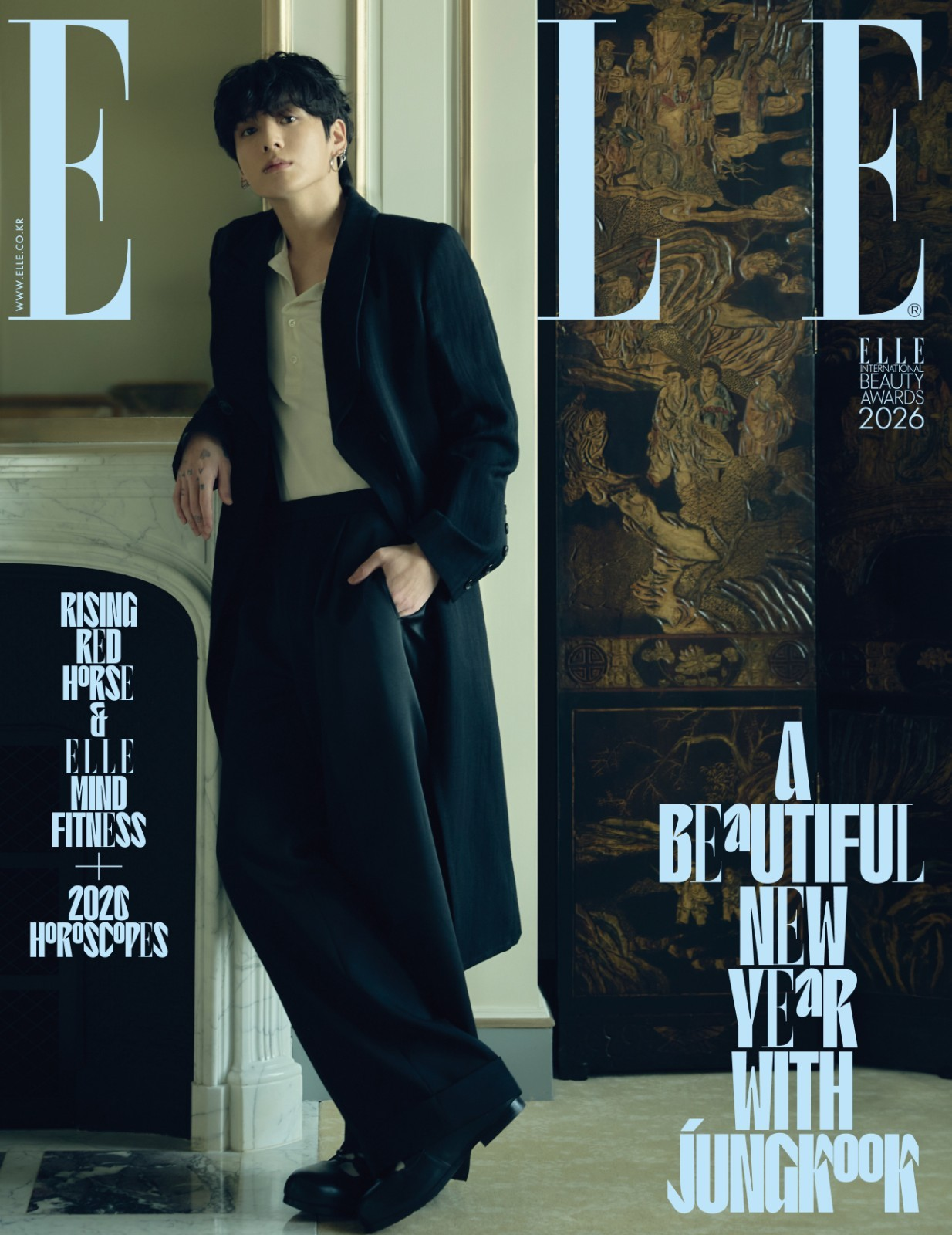 BTS Jungkook Cover ELLE Magazine Enero 2026