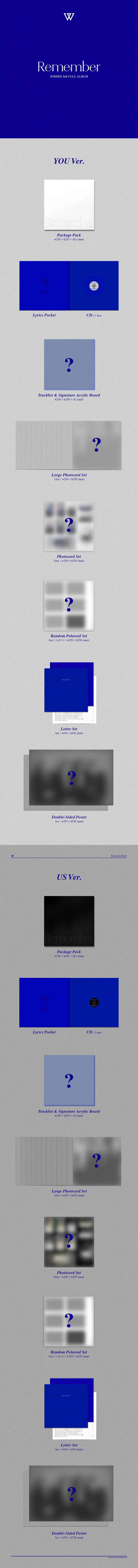WINNER - Remember (3rd Album)