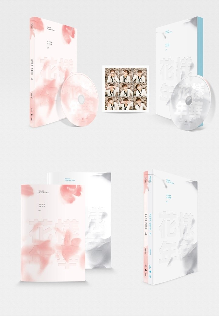 BTS - In the mood for love pt1 (3rd mini album) WHITE
