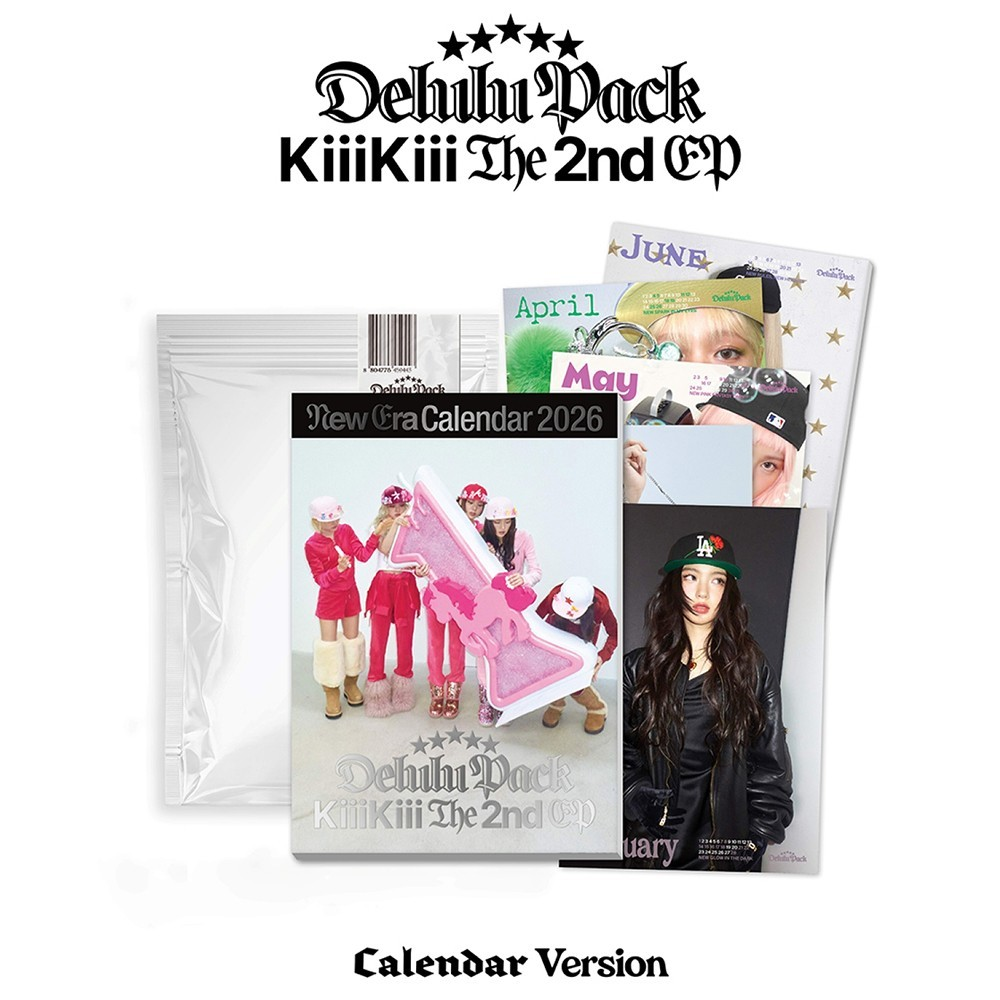KIIIKIII - DELULU PACK (2nd EP Album) CALENDAR Version