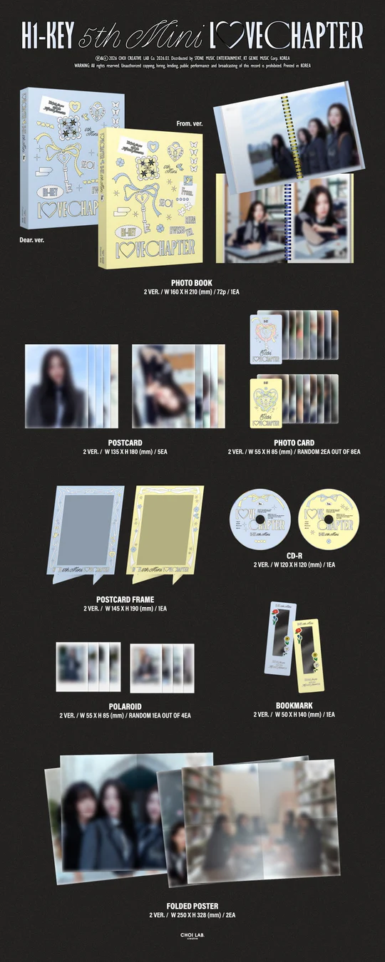 H1-KEY - LOVECHAPTER (5th Mini Album)