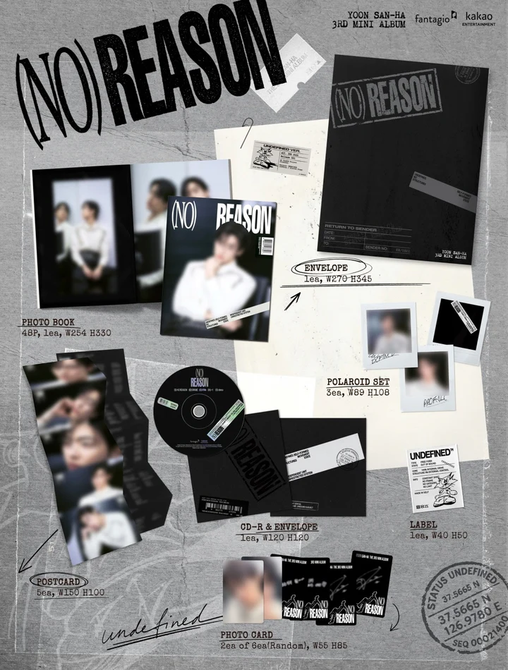 YOON SANHA (ASTRO) - NO REASON (3rd Mini Album)