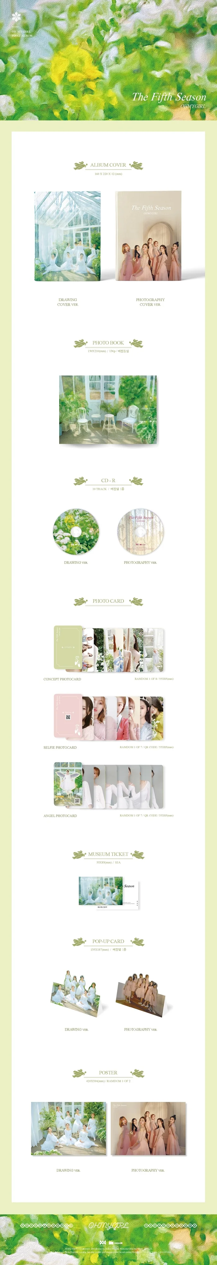 OH MY GIRL - The Fifth Season (1st Album)