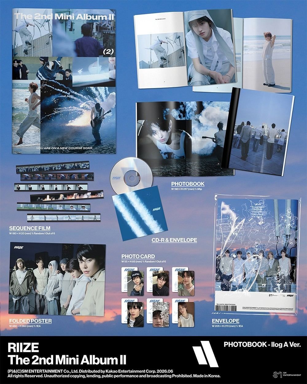 RIIZE - II (2nd Mini Album) PHOTOBOOK Version