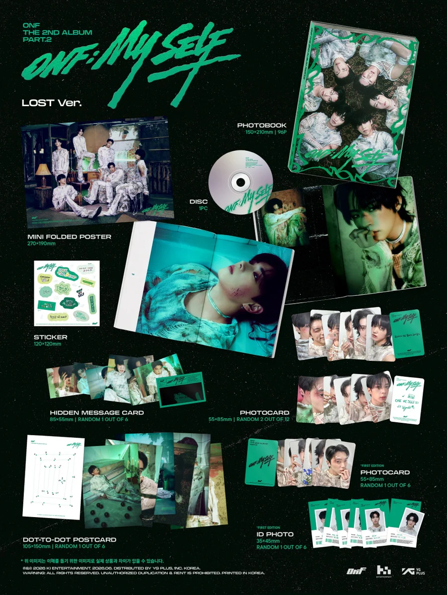 ONF - ONF:MY SELF (2nd Album PART.2)