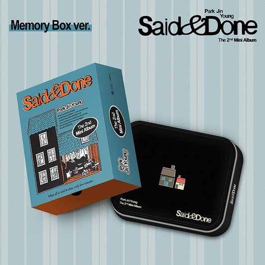 PARK JINYOUNG (GOT7) - SAID & DONE (2nd Mini Album) MEMORY BOX