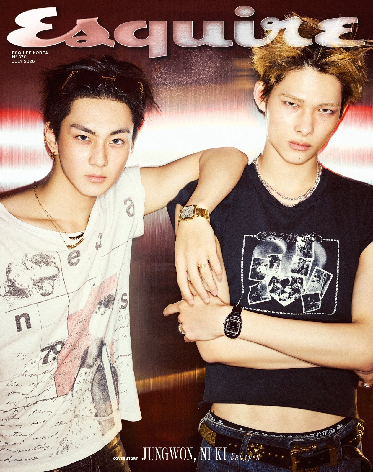 [PRE-ORDEN] ENHYPEN JUNGWON NI-KI Esquire Magazine Julio 2026