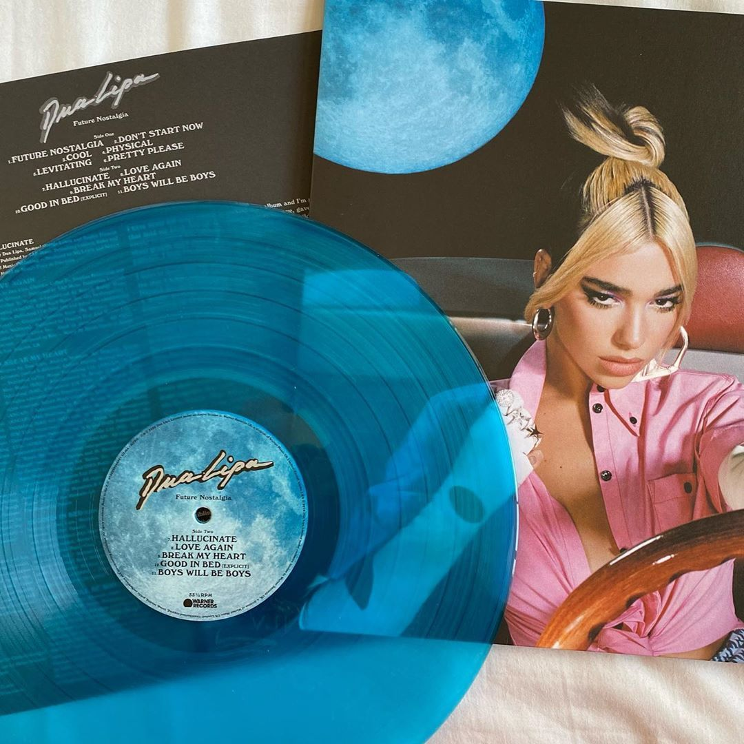 DUA LIPA - Future nostalgia VINILO Urban Outfitters Exclusive Blue