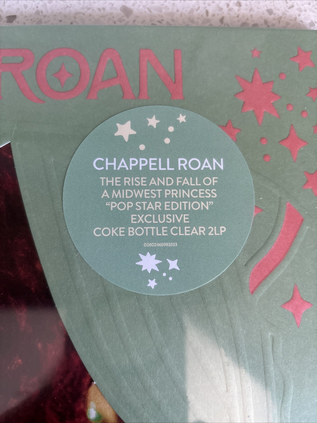 CHAPPELL ROAN - Rise and fall of a Midwest princess VINILO (Popstar Edition Coke Bottle Clear)