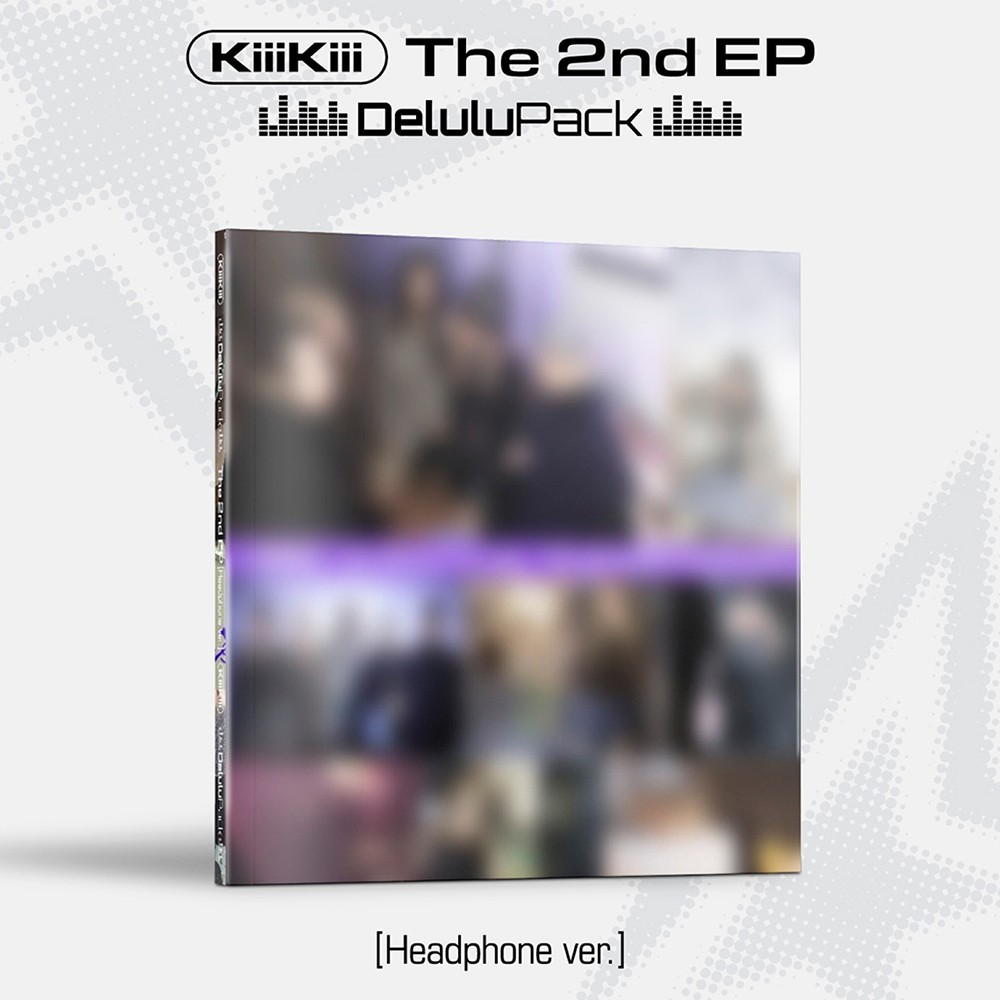 KIIIKIII - DELULU PACK (2nd EP Album) HEADPHONE Version