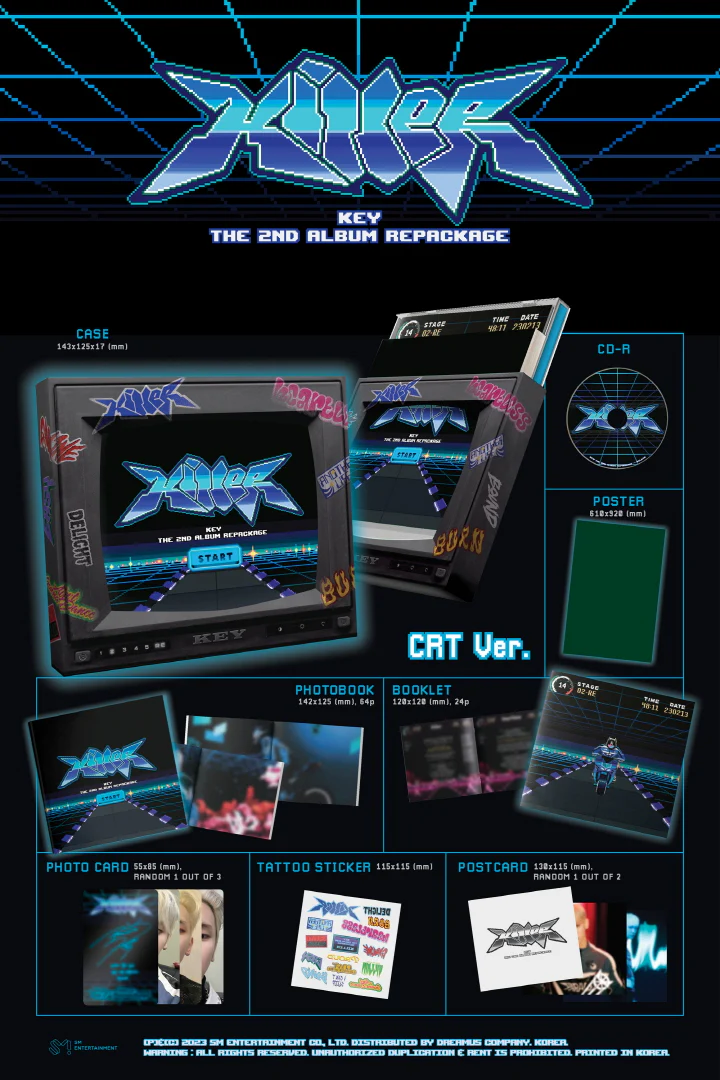 KEY (SHINEE) - KILLER (2nd Album Repackage) CRT Version