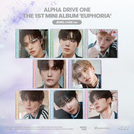ALPHA DRIVE ONE - EUPHORIA (1st Mini Album) JEWEL CASE Version