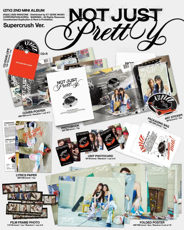 IZNA - NOT JUST PRETTY (2nd Mini Album) SUPERCRUSH