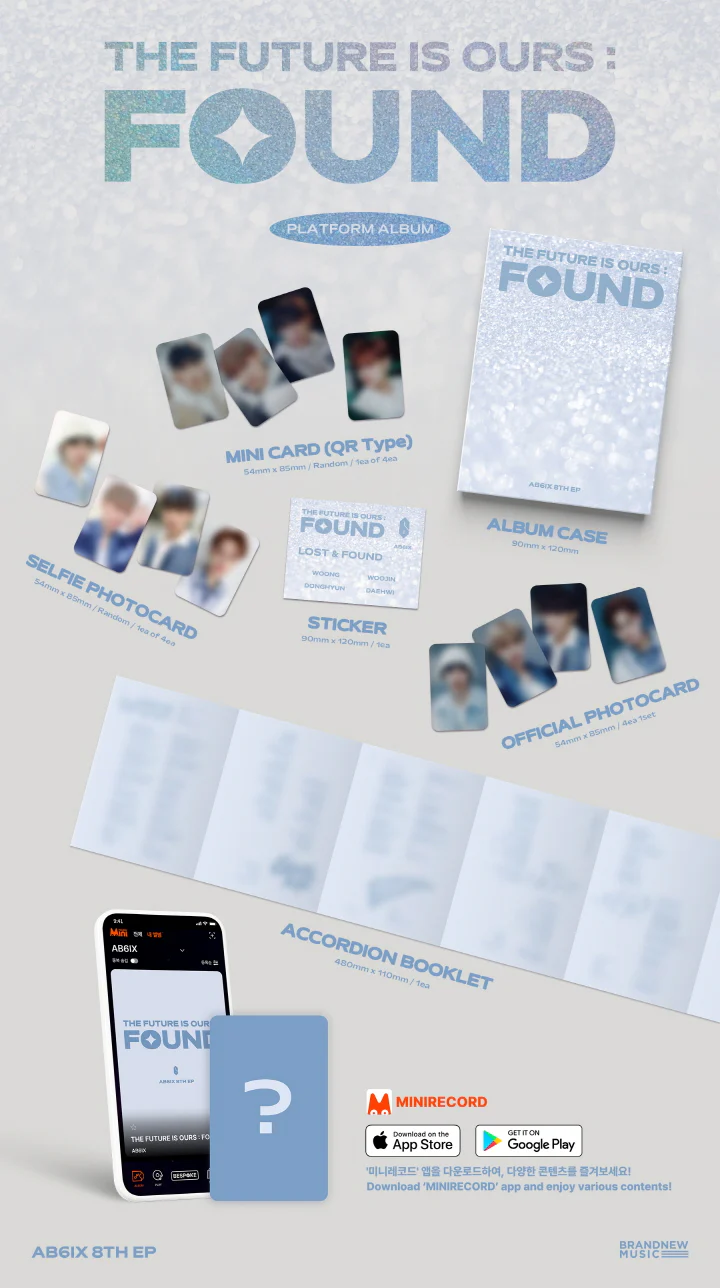 AB6IX - THE FUTURE IS OURS : FOUND (8th EP Album) PLATFORM Version