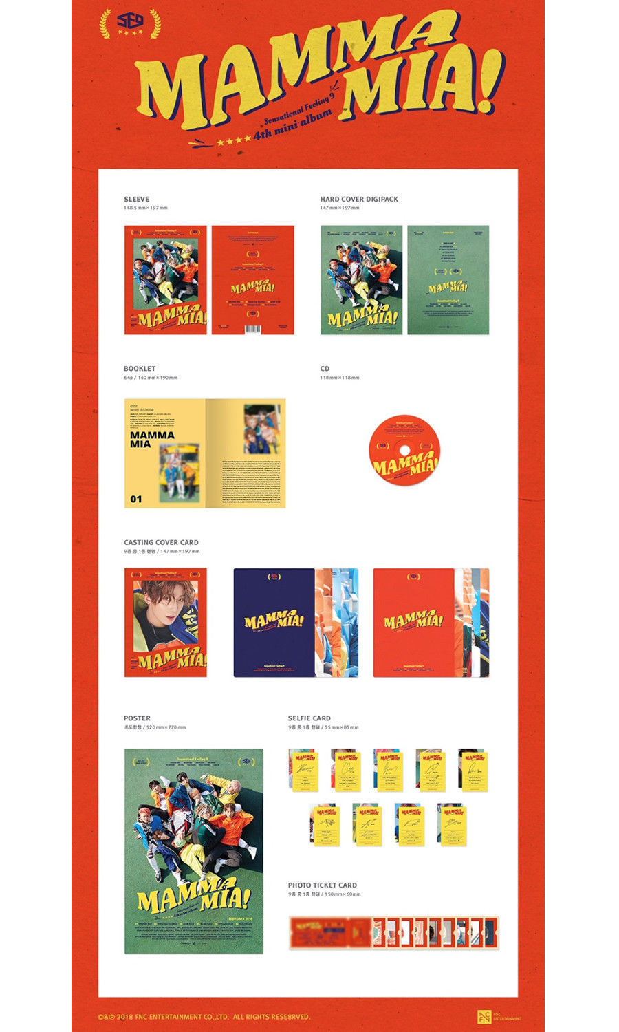 SF9 - Mamma Mia! (4th Mini Album)
