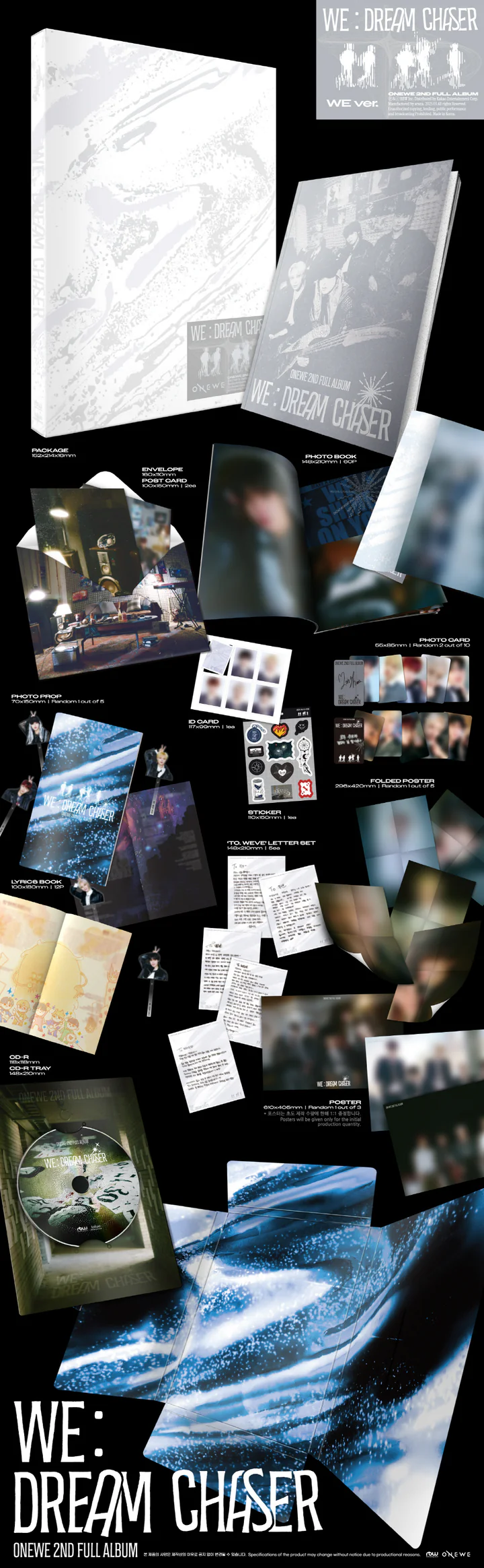 ONEWE - WE : DREAM CHASER (2nd Full Album) WE Version