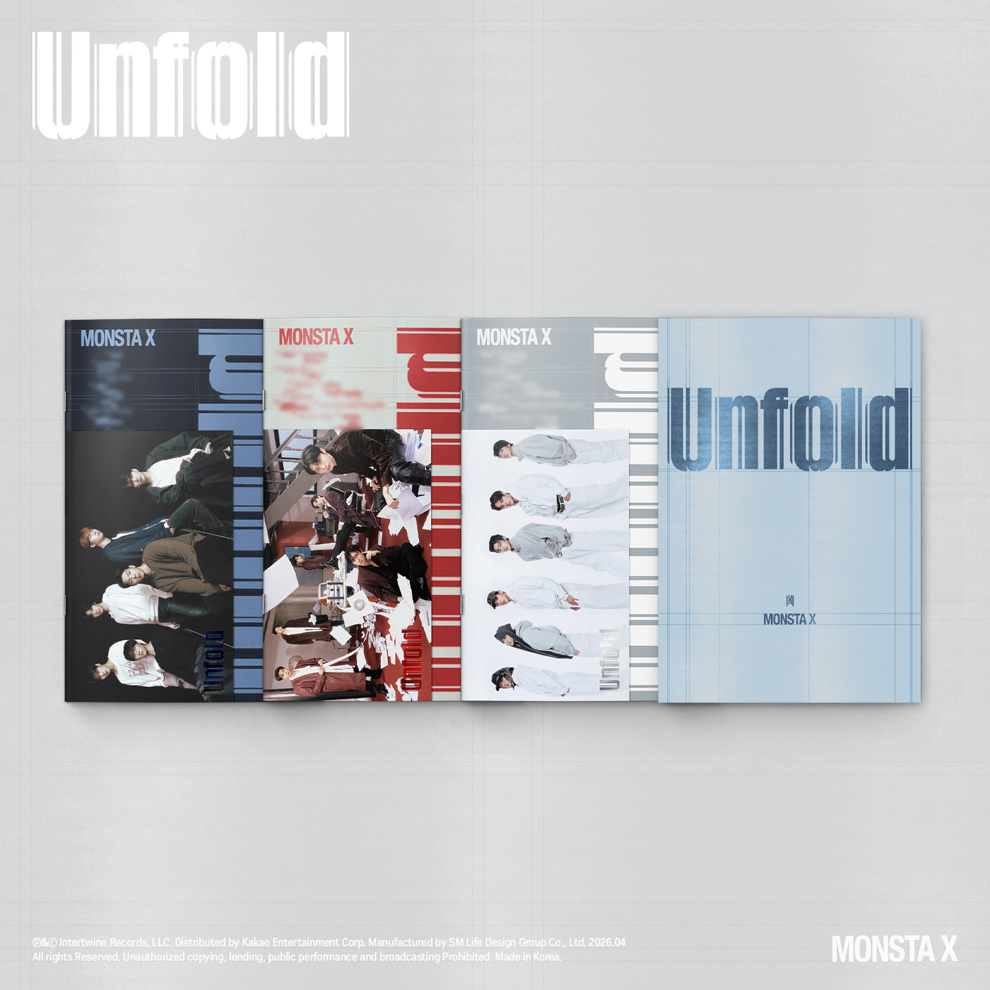 MONSTA X - Unfold (American Studio Album) PHOTOBOOK Version