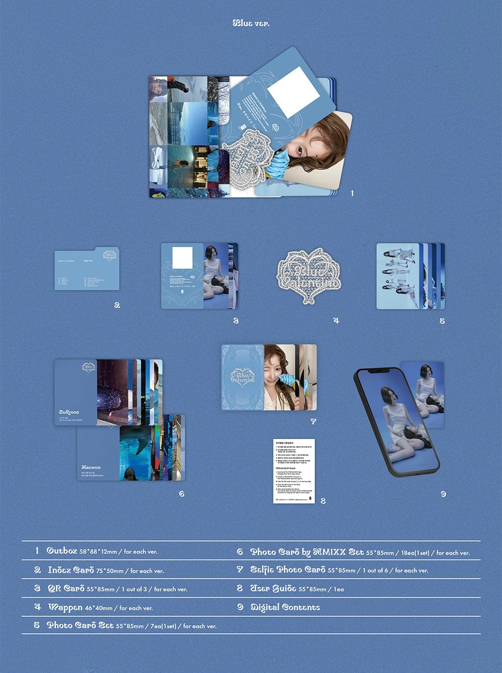 NMIXX - BLUE VALENTINE PLATFORM ALBUM POCAALBUM