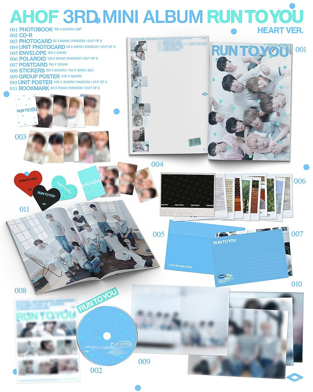 [PRE-VENTA] AHOF - RUN TO YOU (3rd Mini Album) PHOTOBOOK