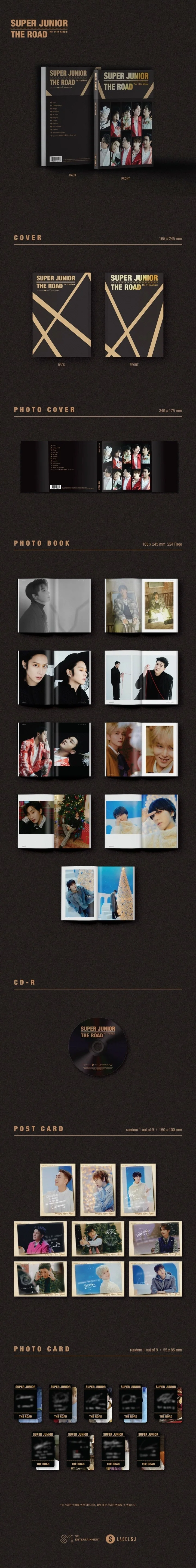 SUPER JUNIOR - THE ROAD (11th Album)