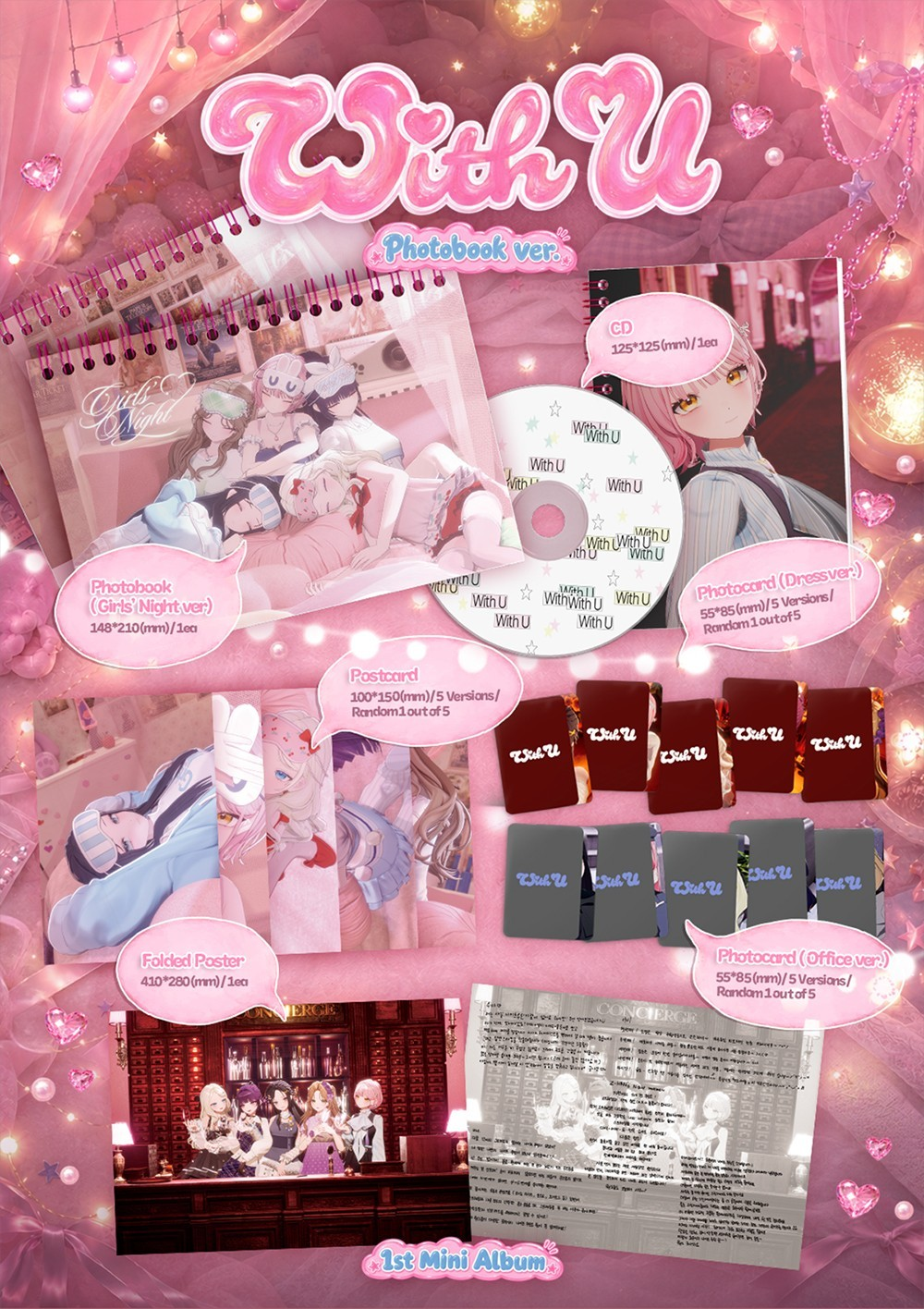 [PRE-VENTA] MW:MEU - WITH U (1st Mini Album)