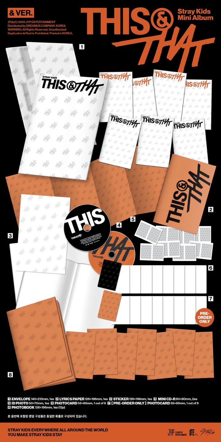 [PRE-VENTA] STRAY KIDS - THIS & THAT (10th Mini Album) & VERSION