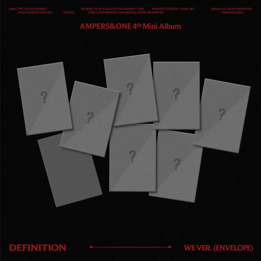 [PRE-ORDEN] AMPERS&ONE - DEFINITION (4th Mini Album) WE Version
