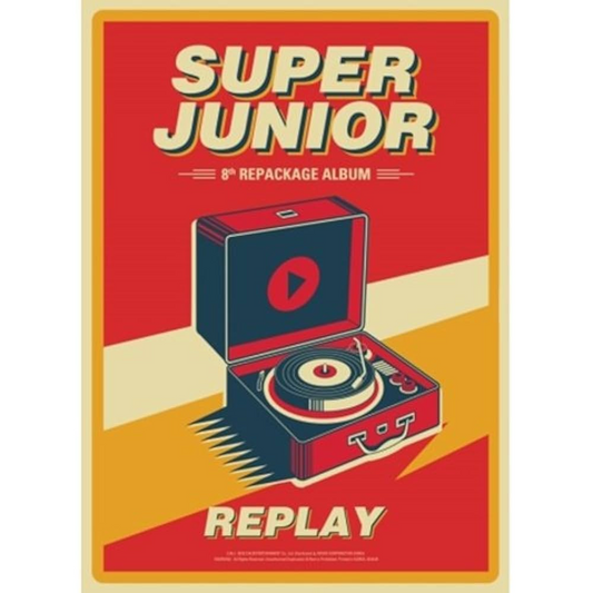 SUPER JUNIOR - Replay (8th Repackage Album) Normal Edition