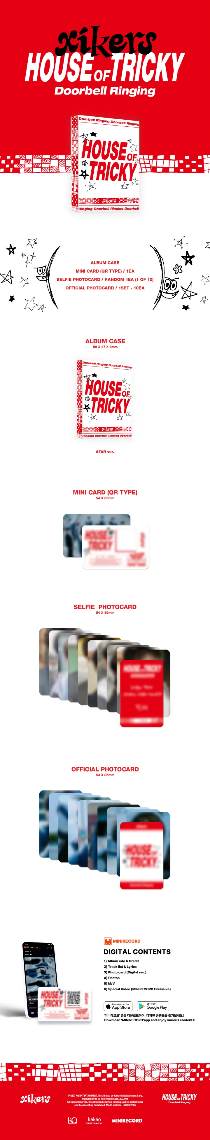 XIKERS - HOUSE OF TRICKY : Doorbell Ringing (1st Mini Album) PLATFORM Album