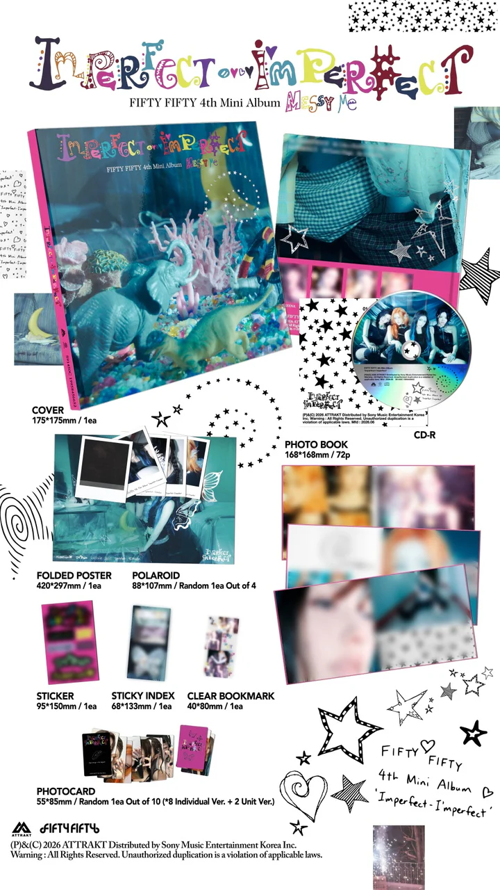 [PRE-ORDEN] FIFTY FIFTY - IMPERFECT-I'MPERFECT (4th Mini Album)