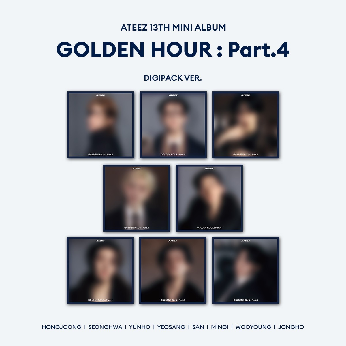 ATEEZ - GOLDEN HOUR : PART.4 (13th Mini Album) DIGIPACK
