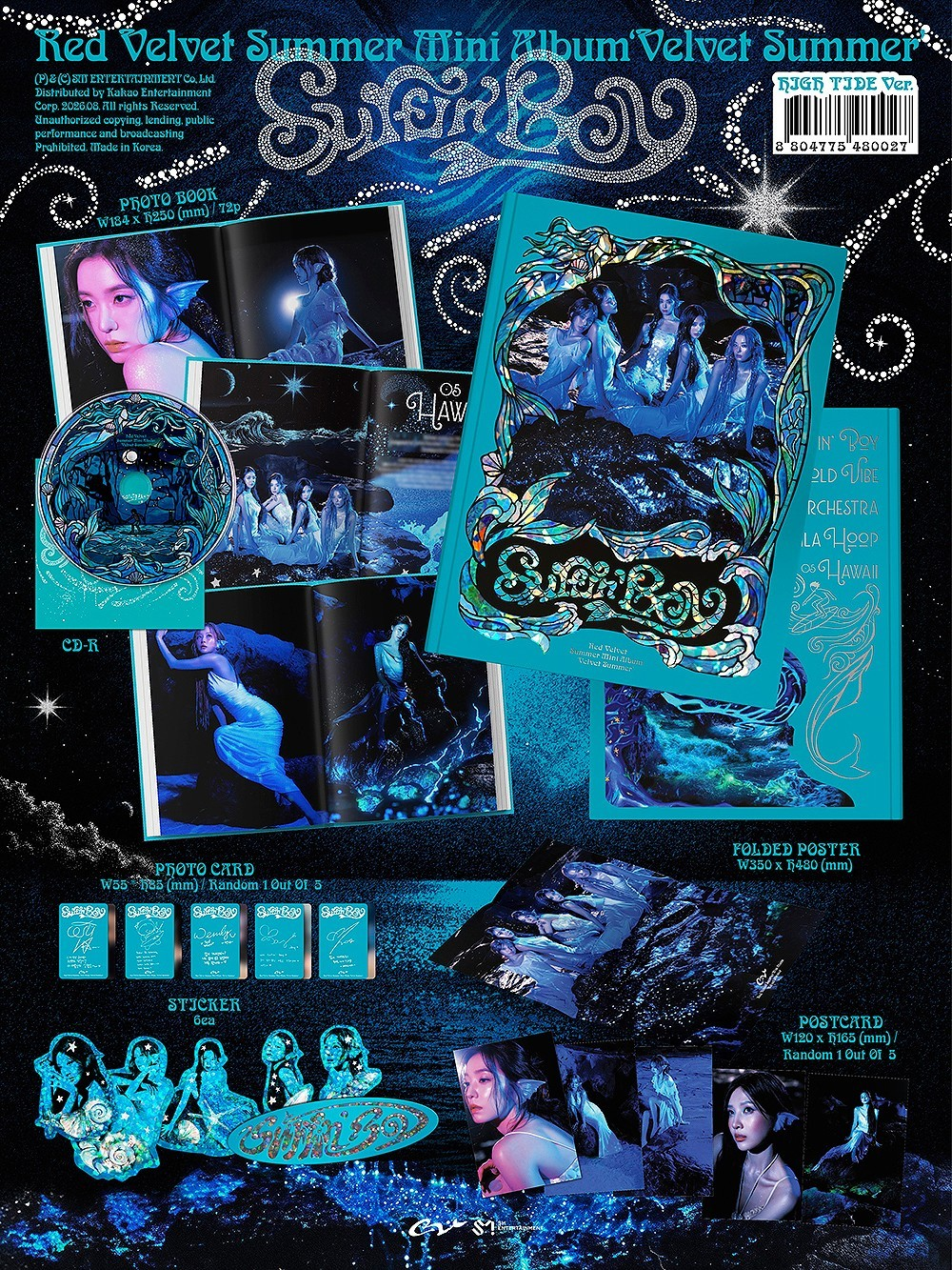 RED VELVET - VELVET SUMMER (SUMMER Mini Album) HIGH TIDE