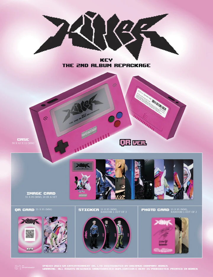 KEY (SHINEE) - KILLER (2nd Album Repackage) QR Version