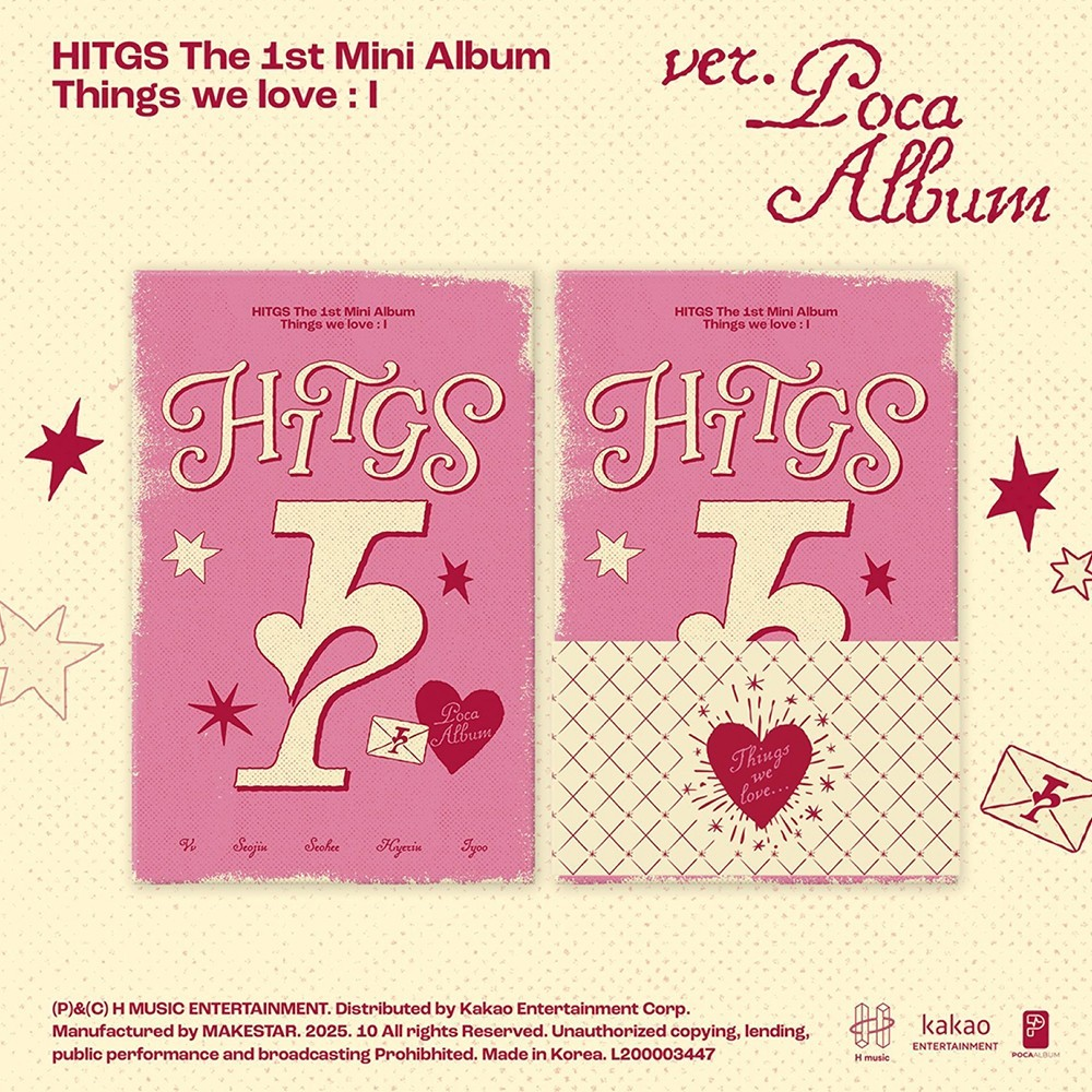 HITGS - THINGS WE LOVE : I (THE 1ST MINI Album) POCAALBUM
