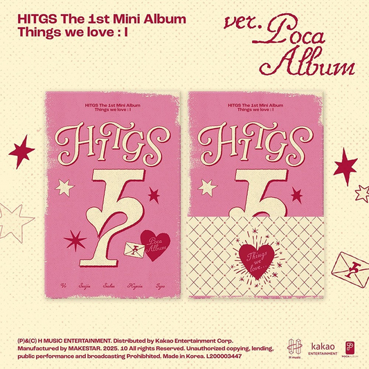 HITGS - THINGS WE LOVE : I (THE 1ST MINI Album) POCAALBUM