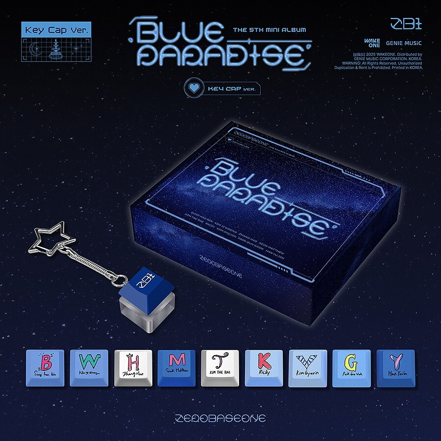 ZEROBASEONE - BLUE PARADISE (5th Mini Album) KEY CAP Version