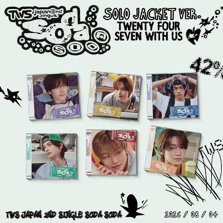 [PRE-ORDEN] TWS - SODA SODA (JAPAN 2nd Single Album) SOLO JACKET