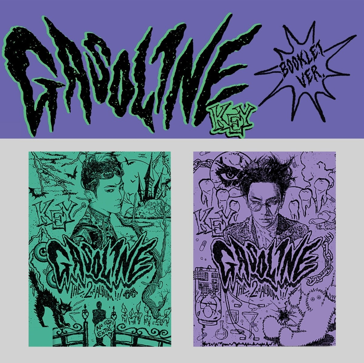 KEY (SHINEE) - Gasoline (2nd Album) BOOKLET Version