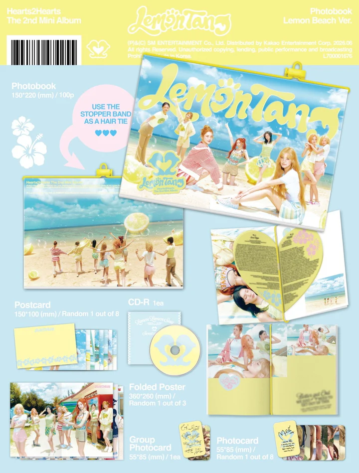 [PRE-ORDEN] HEARTS2HEARTS - LEMON TANG (2nd Mini Album) PHOTOBOOK