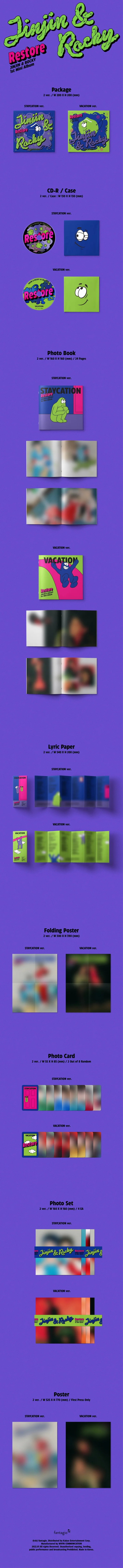 JINJIN & ROCKY (ASTRO) - Restore (1st Mini Album)