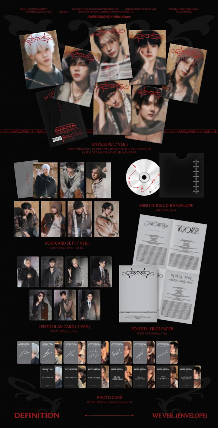 AMPERS&ONE - DEFINITION (4th Mini Album) WE Version