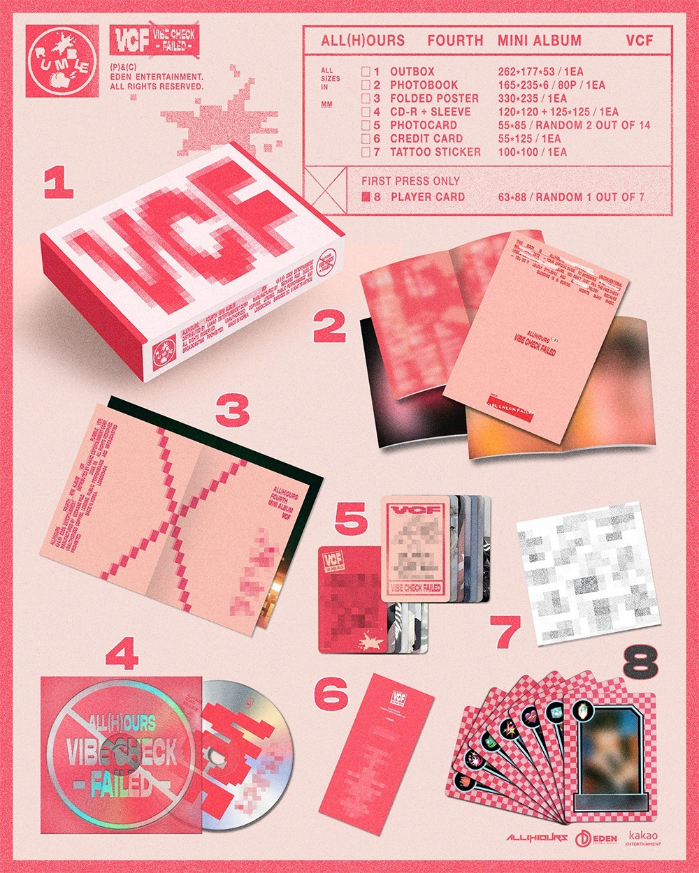 ALL(H)OURS - VCF (4th Mini Album)