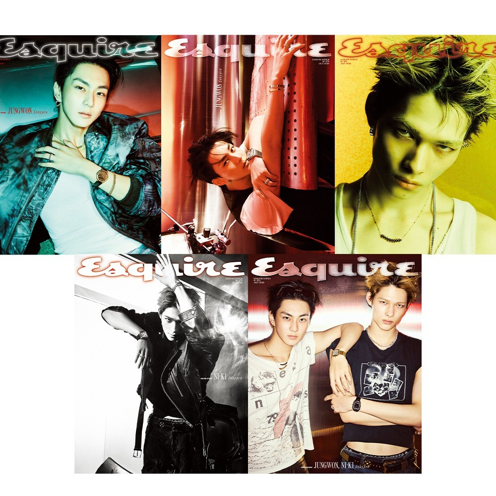 [PRE-ORDEN] ENHYPEN JUNGWON NI-KI Esquire Magazine Julio 2026
