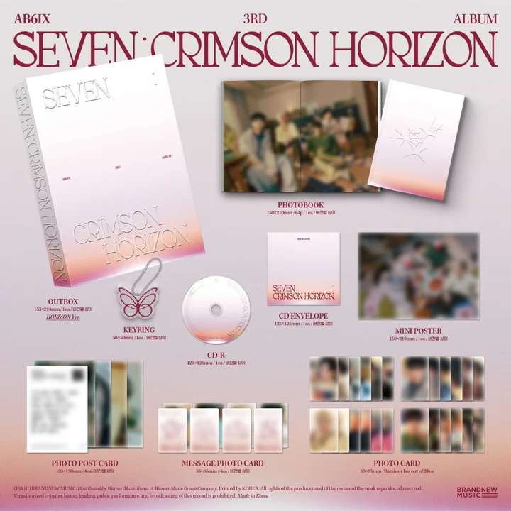 AB6IX - SEVEN : CRIMSON HORIZON] 3rd Album PHOTOBOOK