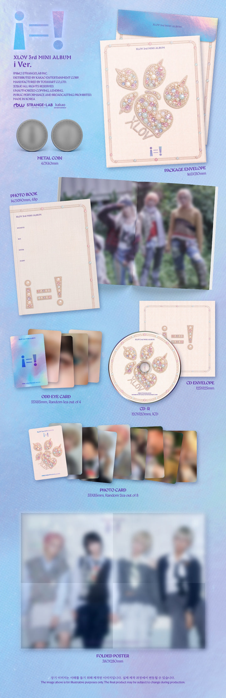[PRE-VENTA] XLOV - I=! (3rd EP Album)
